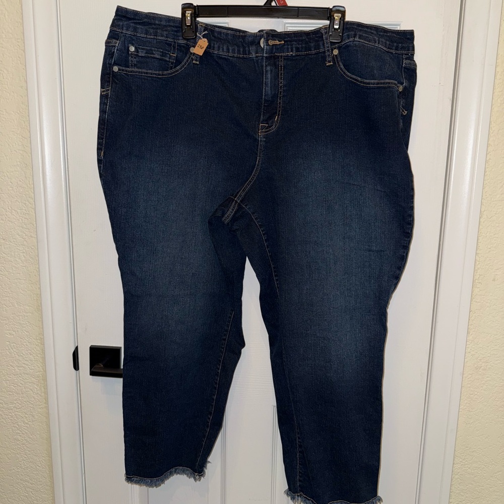 Torrid Dark Indigo Ankle Jeans